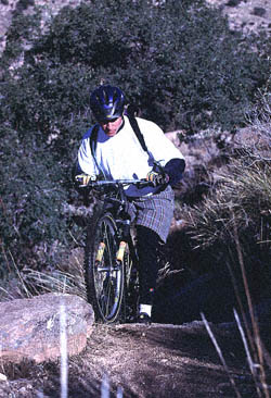 Climbing the drop - Arizona Trail