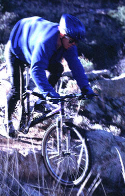 Plunging over the drop - Arizona Trail