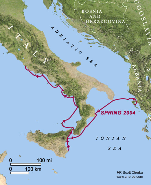 P #5 Procida to Roma, Italy Map Of Italy Rome. P #5 Procida to Roma, Italy